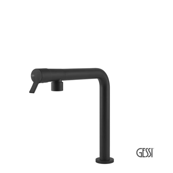 Μπαταρία Κουζίνας FISSO Gessi Black Matt