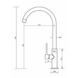 Μπαταρία Κουζίνας Ψηλή 702515-111 Inox