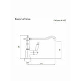 Μπαταρία Κουζίνας Ψηλή Oxford 6382-110 Inox Σατινέ Ιταλίας Bugnatese – εικόνα 3