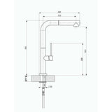 Μπαταρία Κουζίνας Ψηλή TOZO 48580-1301