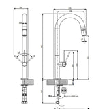 Μπαταρία Κουζίνας Ψηλή TOZO 48780-1442