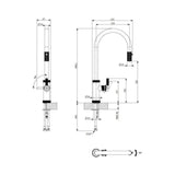 Μπαταρία Κουζίνας Ψηλή Urban 400702-110