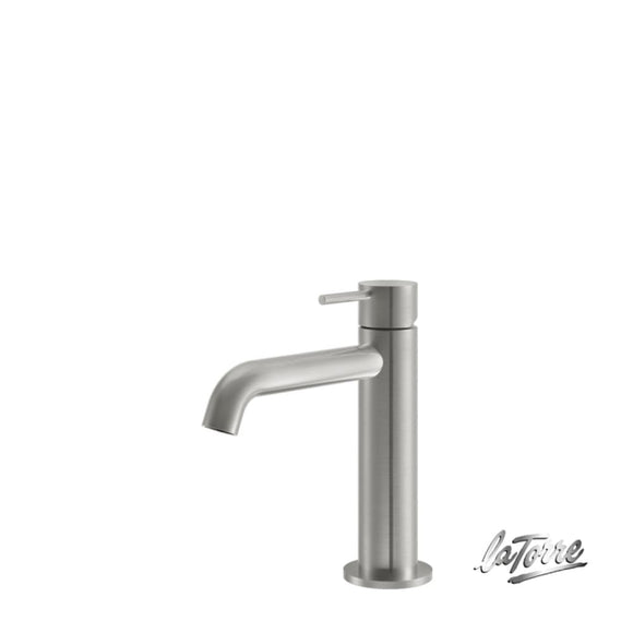 Μπαταρία Νιπτήρος Elle Inox Ασημί