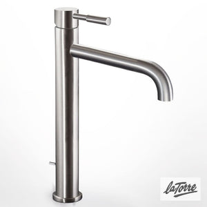 Μπαταρία Νιπτήρος Ψηλή Tech Inox