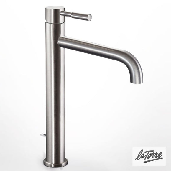Μπαταρία Νιπτήρος Ψηλή Tech Inox