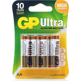 ΜΠΑΤΑΡΙΕΣ GP ULTRA ΑΛΚΑΛΙΚΕΣ ΑΑ LR06 4ΤΜΧ - Αλκαλικές