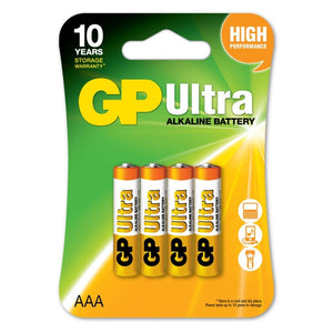 ΜΠΑΤΑΡΙΕΣ GP ULTRA ΑΛΚΑΛΙΚΕΣ ΑΑΑ LR03 4ΤΜΧ - Αλκαλικές