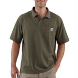 Μπλουζά Ανδρική Polo Κοντομάνικη Midweight Pocket Mos Green