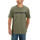 Μπλουζάκι Ανδρικό Dearborn Relaxed Logo T-Shirt Dusty Olive Carhartt 103361-DOV