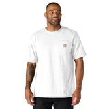 Μπλουζάκι Ανδρικό Dearborn Relaxed Pocket T-Shirt White Carhartt 103296-WHT