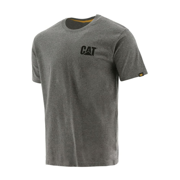 Μπλουζάκι Ανδρικό Κοντομάνικο T-Shirt Trademark TEE Γκρι CAT W05324-004
