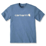Μπλουζάκι Ανδρικό T-Shirt Core Logo Thundercloud Heather Μπλε Carhartt 103361-HH5