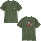 Μπλουζάκι Ανδρικό T-Shirt Pocket Outdoor Graphic Κυπαρισσί Oak Leaf Carhartt 107269-GL9