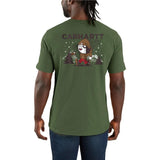 Μπλουζάκι Ανδρικό T-Shirt Pocket Outdoor Graphic Κυπαρισσί Oak Leaf Carhartt 107269-GL9