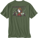 Μπλουζάκι Ανδρικό T-Shirt Pocket Outdoor Graphic Κυπαρισσί Oak Leaf Carhartt 107269-GL9