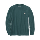 Μπλουζάκι Ανδρικό T-Shirt Relaxed Fit Heavyweight Long-Sleeve Mountain Graphic Greenstone Heather Carhartt 107260-GM2
