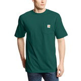 Μπλουζάκι Ανδρικό T-Shirt Relaxed Fit K87 Pocket Greenstone Carhartt 103296-GM1