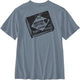 Μπλουζάκι Ανδρικό T-Shirt Relaxed Fit Lightweight Short-Sleeve Active Jac Graphic Light Faded Navy Carhartt 107052-HN7