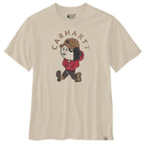 Μπλουζάκι Ανδρικό T-Shirt Relaxed Fit Lightweight Short-Sleeve Active Jac Graphic Oat Milk Carhartt 107051-A16