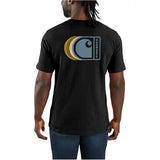 Μπλουζάκι Ανδρικό T-Shirt Relaxed Fit Lightweight Short-Sleeve C Graphic Black Carhartt 107048-N04