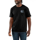 Μπλουζάκι Ανδρικό T-Shirt Relaxed Fit Lightweight Short-Sleeve C Graphic Black Carhartt 107048-N04