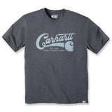 Μπλουζάκι Ανδρικό T-Shirt Workwear Logo Graphic Carbon Heather Ανθρακί Carhartt 106531-CRH