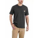 Μπλουζάκι Ανδρικό T-Shirt Workwear Pocket Carbon Heather Carhartt 103296-CRH – εικόνα 2