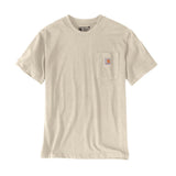 Μπλουζάκι Ανδρικό T-Shirt Workwear Pocket Oat Milk Μπεζ Carhartt 103296-A16