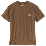 Μπλουζάκι Ανδρικό T-Shirt Workwear Pocket Oiled Walnut Heather Carhartt 103296-B00