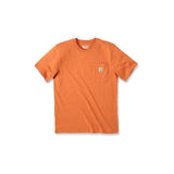 Μπλουζάκι Ανδρικό T-Shirt Workwear Pocket Πορτοκαλί Marmalade Carhartt 103296-Q66