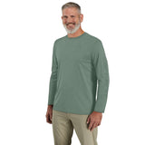 Μπλουζάκι Αντηλιακό Force Sun Defender LS Logo Green Slate Heather Carhartt 107202-GO6 – εικόνα 3