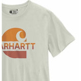 Μπλουζάκι Γυναικείο T-Shirt Faded Graphic Malt Λευκό Carhartt 105738-W03 – εικόνα 2