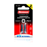 ΜΥΤΗ SUPER PZ V5 STEEL 2x25mm (2τμχ) BENMAN 74943