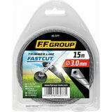 ΝΗΜΑ ΜΕΣΙΝΕΖΑΣ FAST CUT ΤΕΤΡΑΓΩΝΟ ΣΤΡΙΦΤΟ 4,6mmX15m FF GROUP 48669 F.F. GROUP