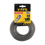 ΝΗΜΑ ΜΕΣΙΝΕΖΑΣ FAST CUT ΤΕΤΡΑΓΩΝΟ ΣΤΡΙΦΤΟ 4,6mmX36m FF GROUP 48670 F.F. GROUP