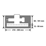 Οδηγός Ράγας 1450x190x12mm Για Δισκοπρίονο FKS 145