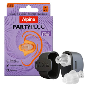 Ωτοασπίδες Μουσικής PartyPlug 2ΤΜΧ Διάφανες Alpine