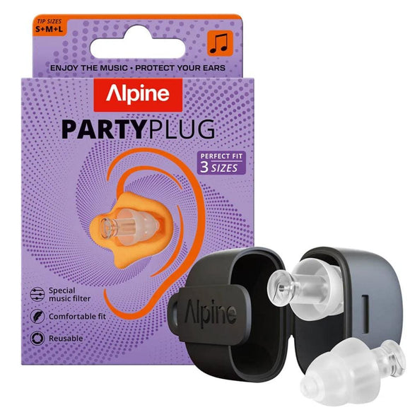 Ωτοασπίδες Μουσικής PartyPlug 2ΤΜΧ Διάφανες Alpine