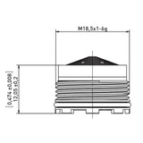 Φίλτράκι Ακροφύσιο Βρύσης Χωνευτό + Κλειδί 18.5MM Cache TJ Neoperl