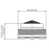 Φίλτράκι Ακροφύσιο Βρύσης Χωνευτό + Κλειδί 21.5MM Cache JR Neoperl