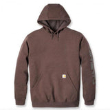 Φούτερ Ανδρική Με Κουκούλα Sleeve Logo Hooded Καφέ Mocha