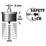 Ποτηροτρύπανα Ξύλου ΣΕΤ 7τεμ 2160000 Wolfcraft