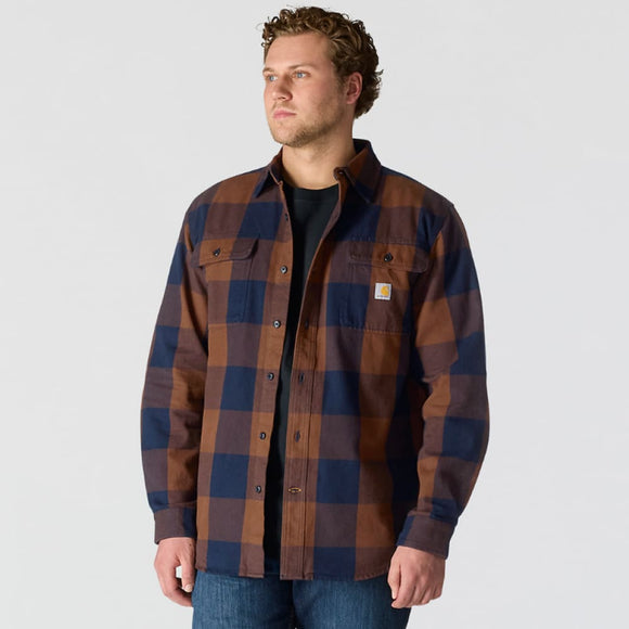 Πουκάμισο Ανδρικό Καρό Red Duck Long-Sleeve Plaid Shirt Carhartt 107013-RDK