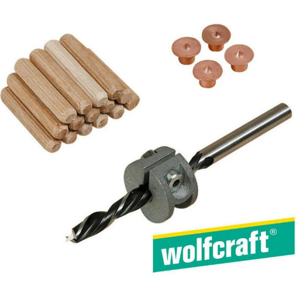 Σετ Καβίλιες & Τρυπάνι 8mm Wolfcraft 2917000 - Καβιλιέρες &