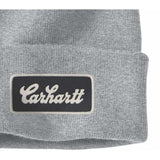 Σκούφος Knit Cuffed Script Patch Beanie Heather Grey Carhartt 107007-HGY