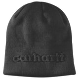 Σκούφος Knit Embossed Beanie Black Carhartt 107002-N04