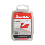 Σπάτουλες λείανσης αρμών σιλικόνης σετ 4τεμ Benman 72924