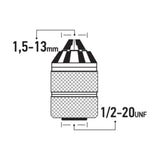 ΤΑΧΥΤΣΟΚ ΜΕΤΑΛΛΙΚΟ 13mm 1/2’’ FF GROUP 45927 - Τσοκ