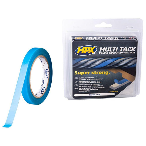 Ταινία Διπλής Όψης Ημιδιάφανη Multi Tack Ιδανική Για Led