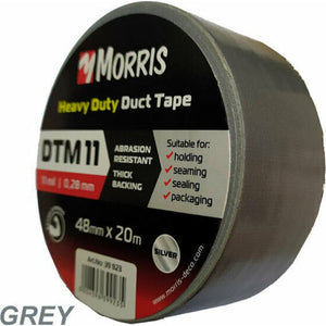 Ταινία υφασμάτινη γκρί 48mmΧ20m MORRIS 39923 - Αυτοκόλλητες